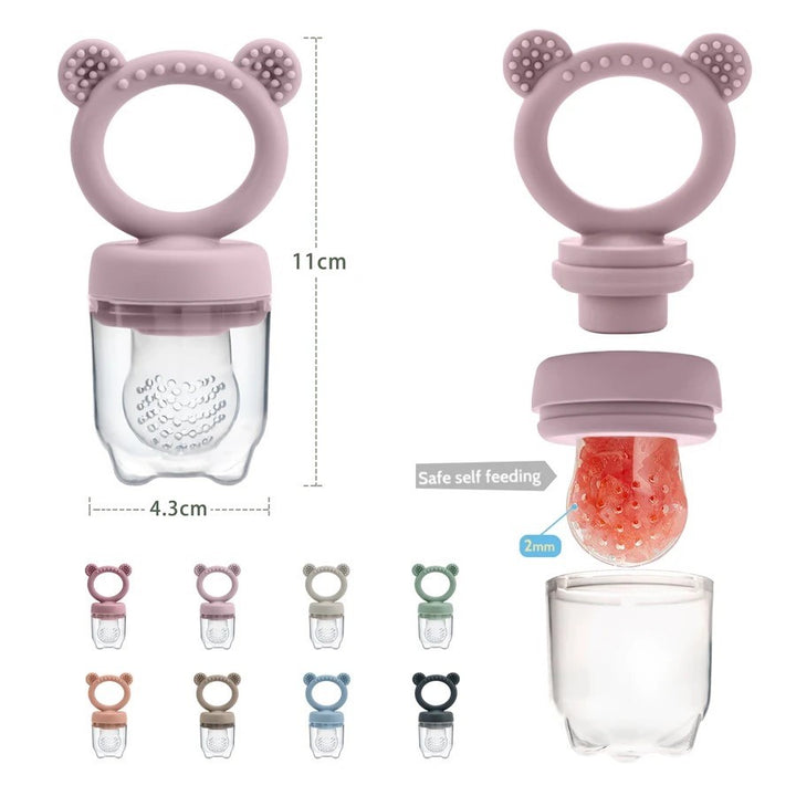 Silicone Fresh Food Feeders – 3 Sizes for Safe Self-Feeding