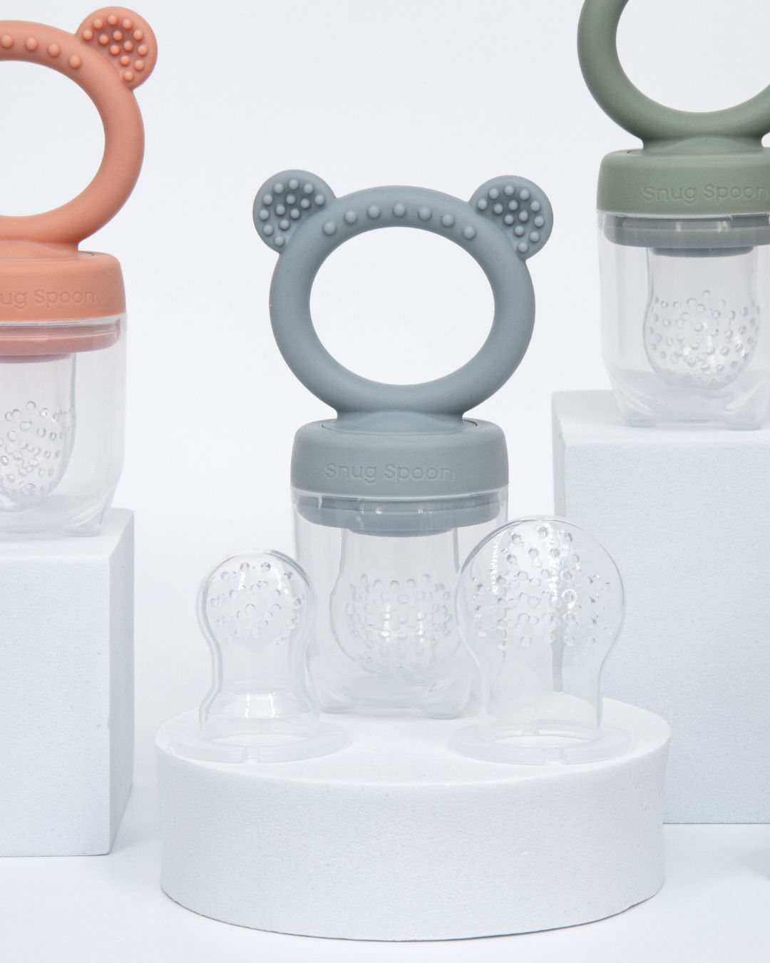 Silicone Fresh Food Feeders – 3 Sizes for Safe Self-Feeding