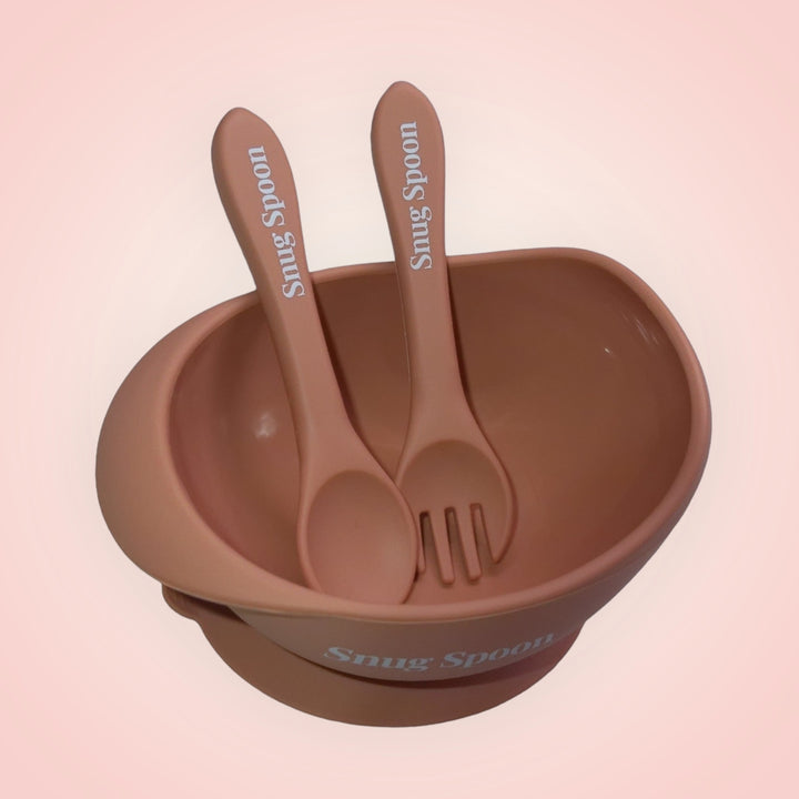 Silicone Suction Bowl & Cutlery Set