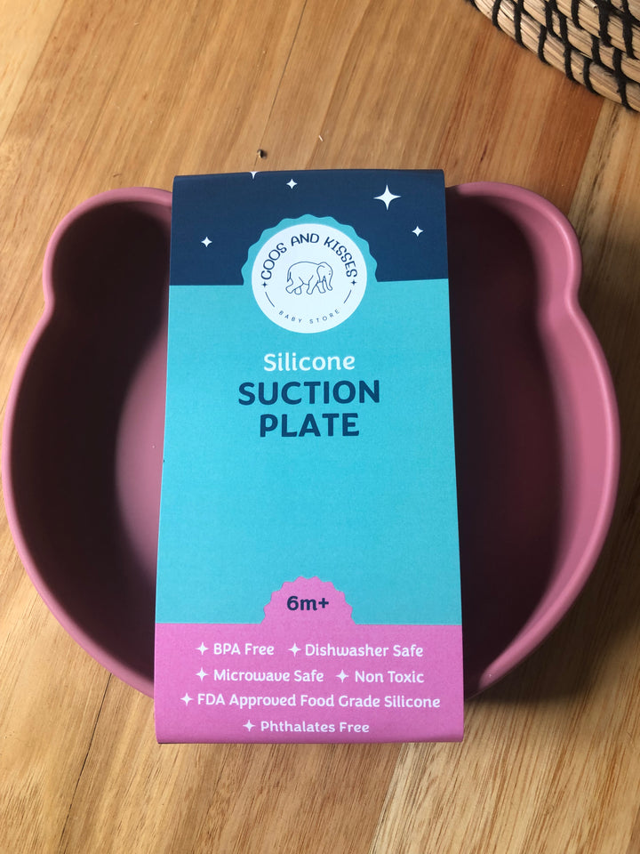 Silicone Suction Bear Plates