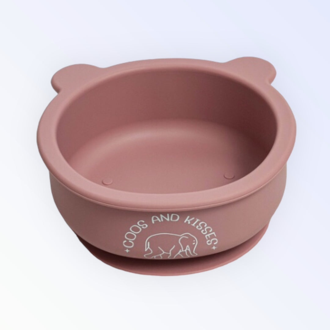 Silicone Suction Bear Bowl