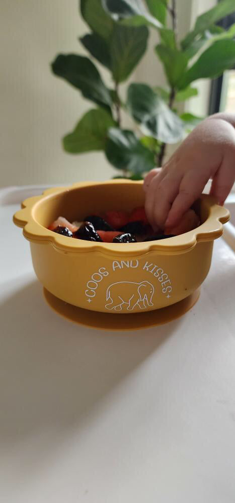 Silicone Suction Lion Bowl