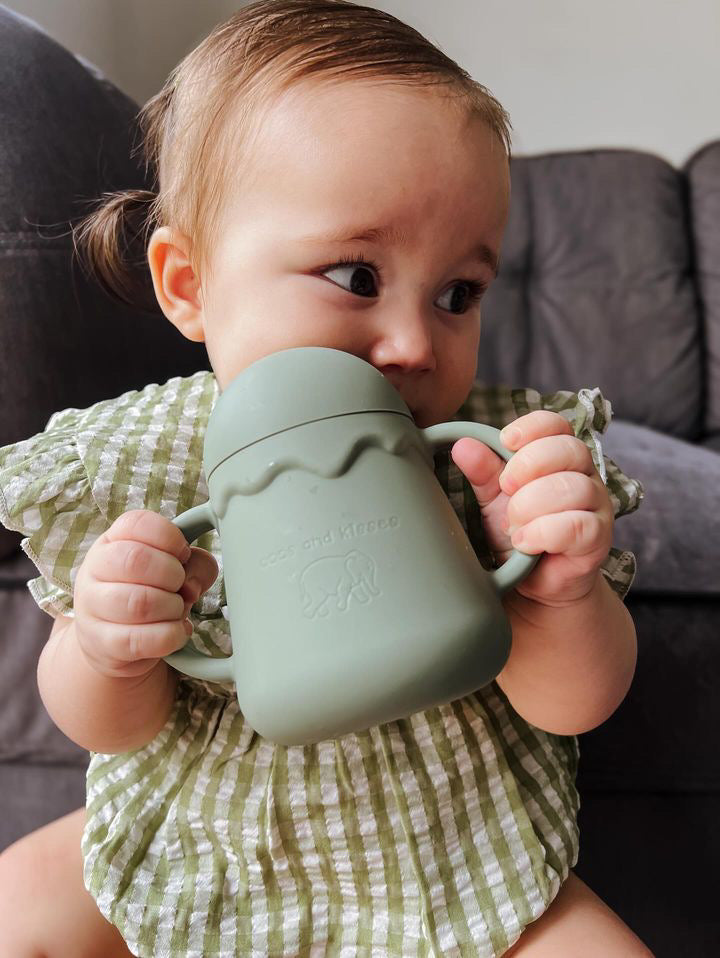 Silicone Sippy-N-Snack Cup