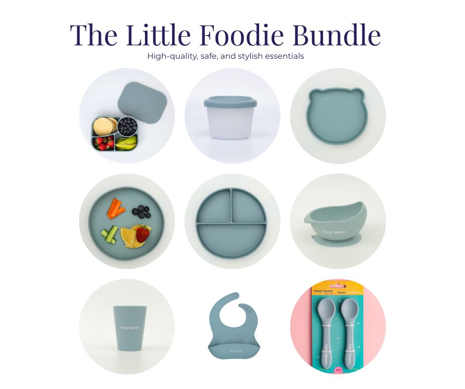 The Little Foodie Bundle – 9-Piece Silicone Mealtime Set