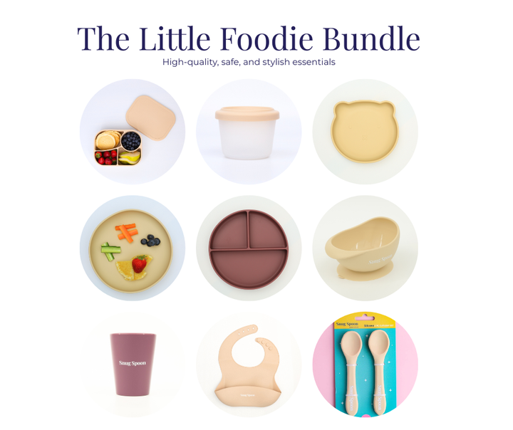 The Little Foodie Bundle – 9-Piece Silicone Mealtime Set