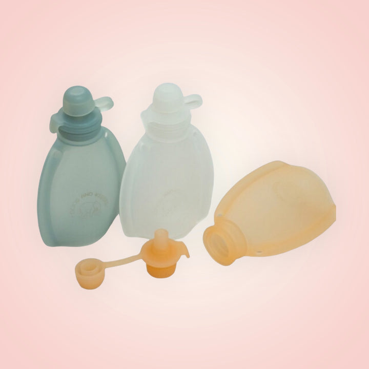 Silicone Reusable Squeeze Pouches