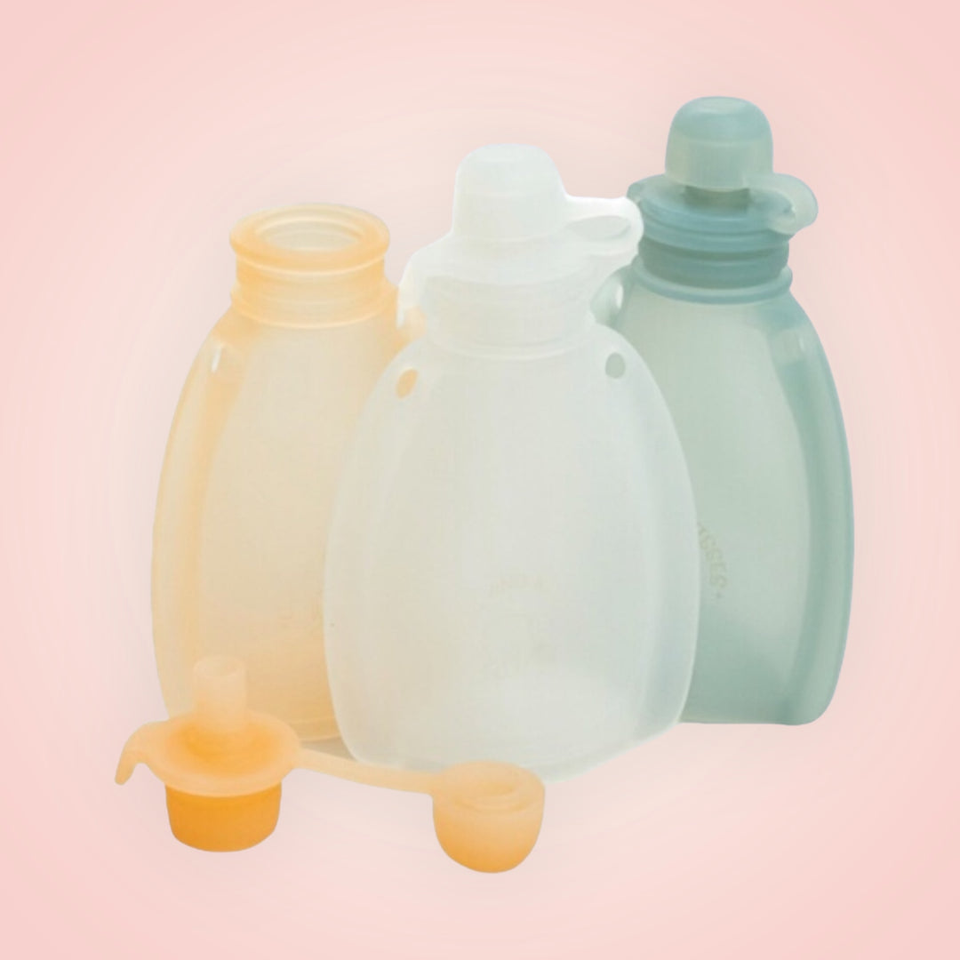 Silicone Reusable Squeeze Pouches