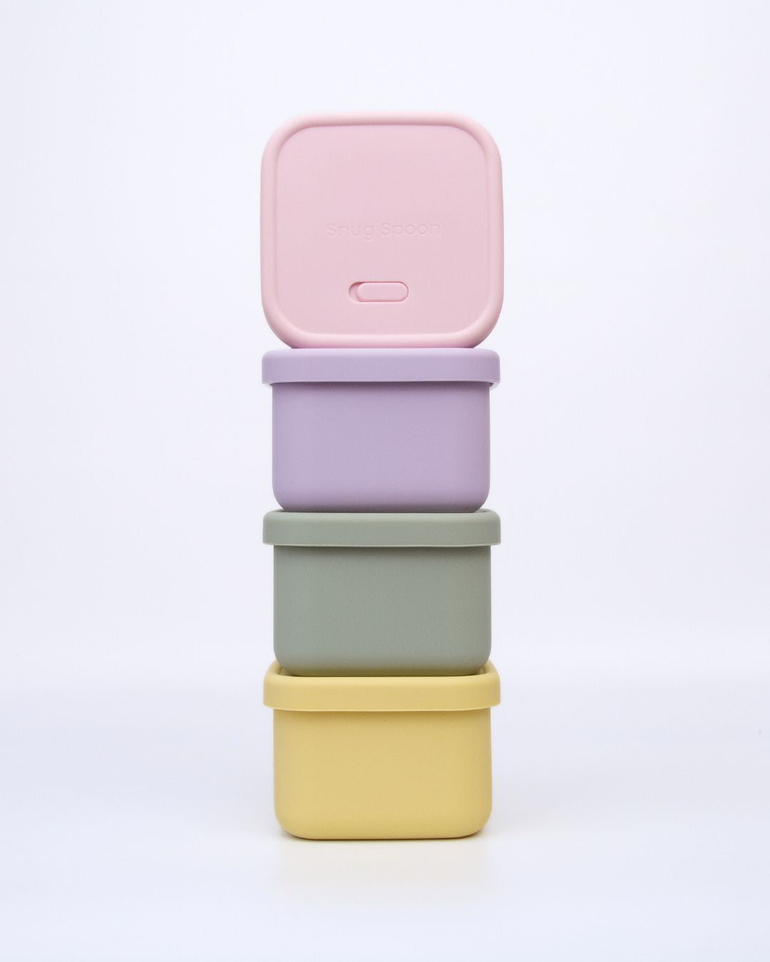 Small Square Silicone Lunchbox – Compact, Leak-Proof & Eco-Friendly (450ml)