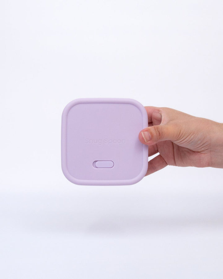 Small Square Silicone Lunchbox – Compact, Leak-Proof & Eco-Friendly (450ml)