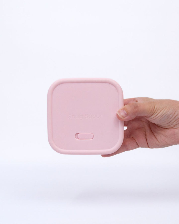 Small Square Silicone Lunchbox – Compact, Leak-Proof & Eco-Friendly (450ml)