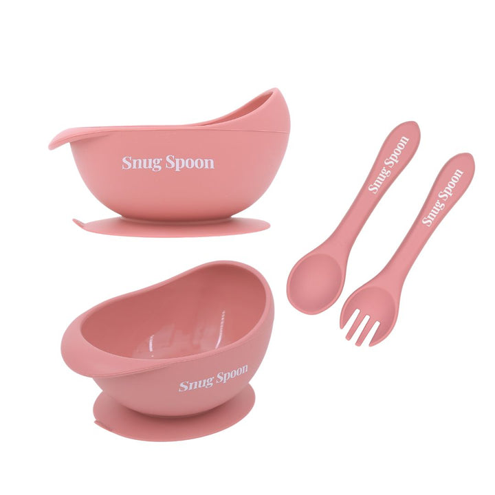 Silicone Suction Bowl & Cutlery Set