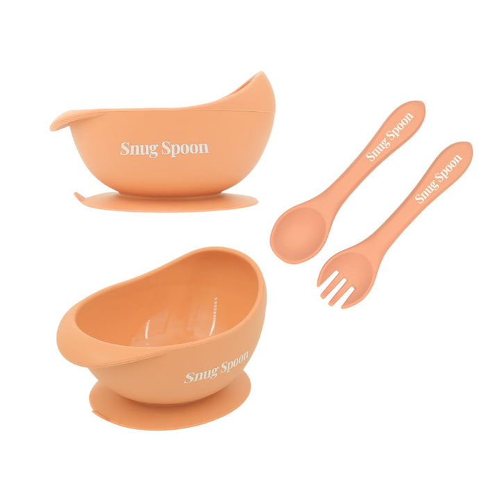 Silicone Suction Bowl & Cutlery Set