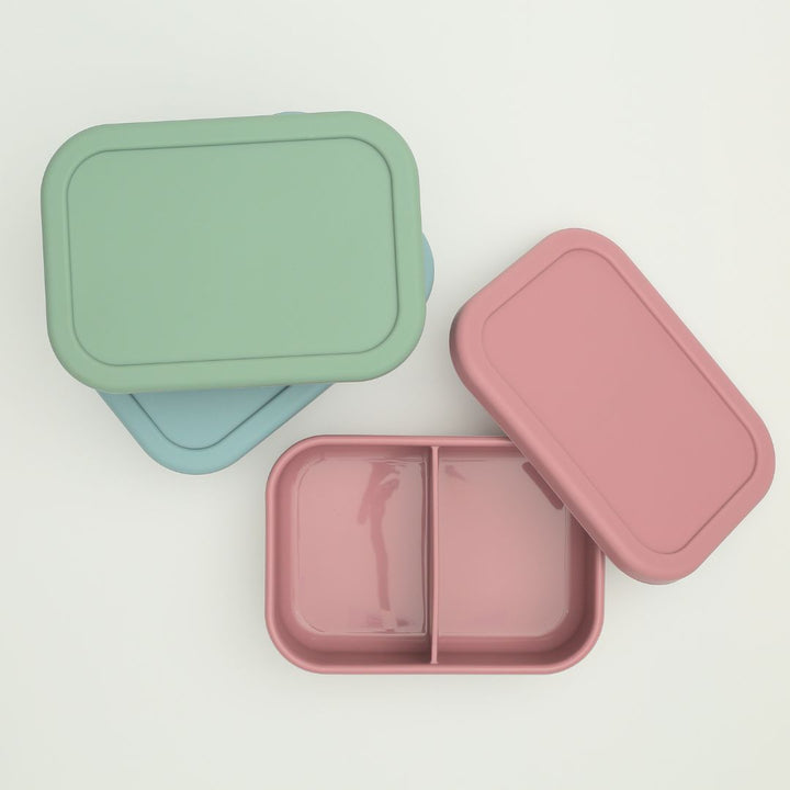 Divider Silicone Lunch Box - Bundle of 3