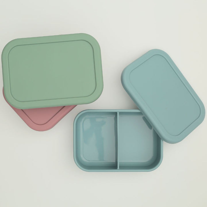 Divider Silicone Lunch Box - Bundle of 3