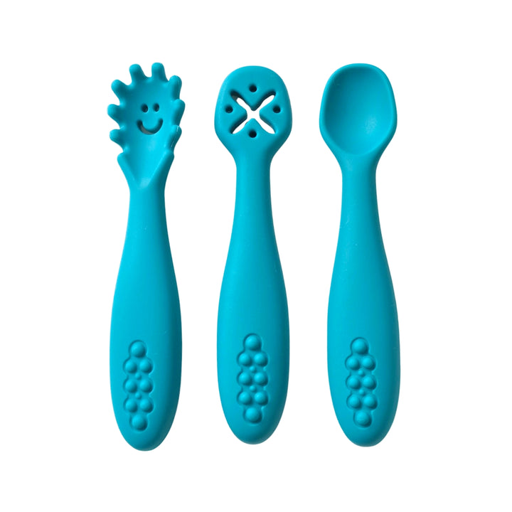 Snug Spoon Baby Silicone Self-Feeding & Dipping Spoon Set (3 Pack)