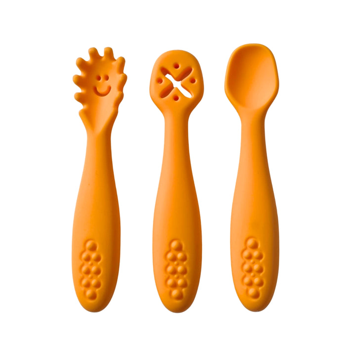 Snug Spoon Baby Silicone Self-Feeding & Dipping Spoon Set (3 Pack)